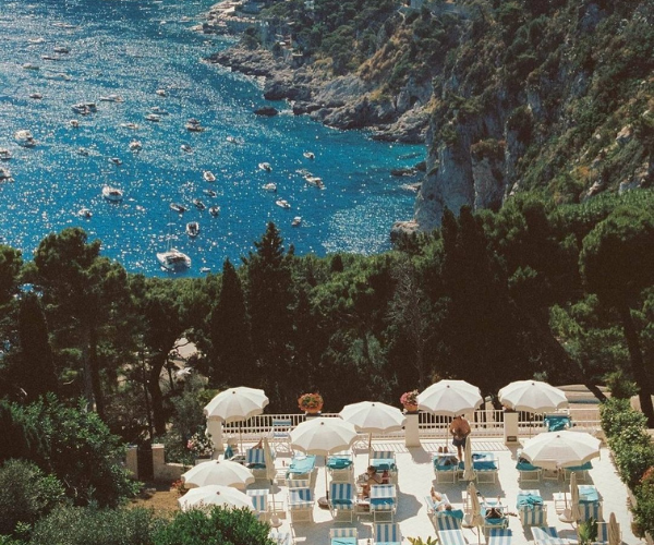 Vista su Capri