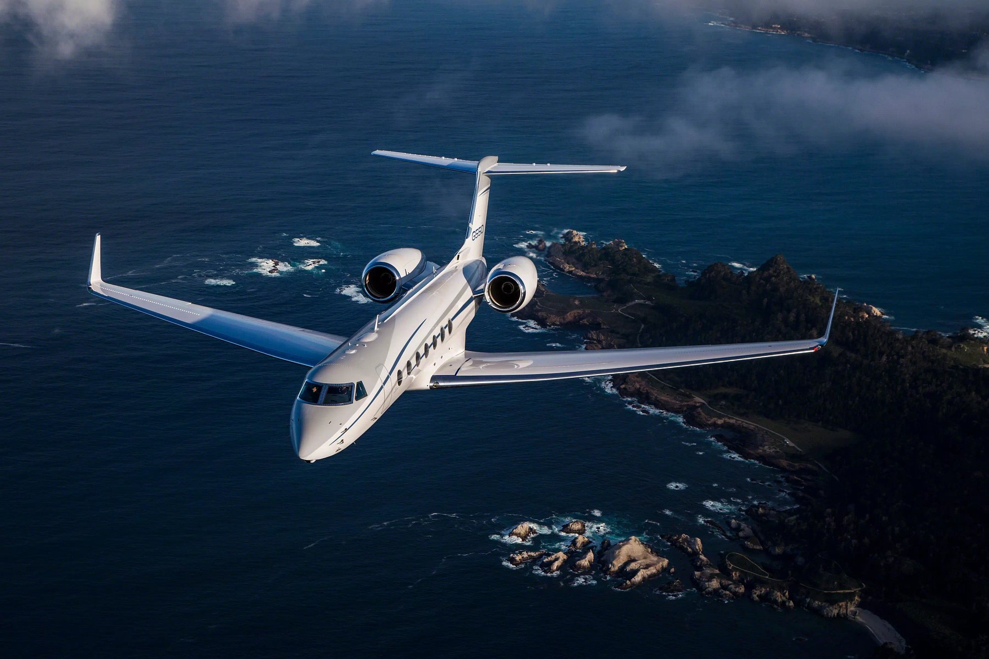 G550 in flight