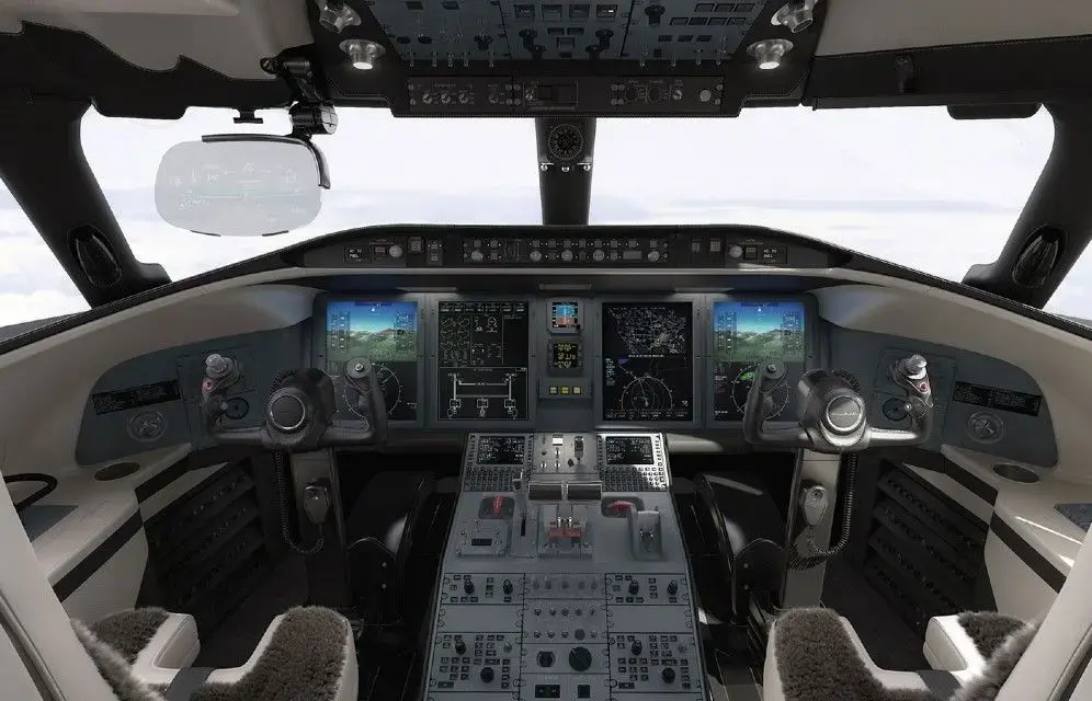 Bombardier Challenger 650 cockpit