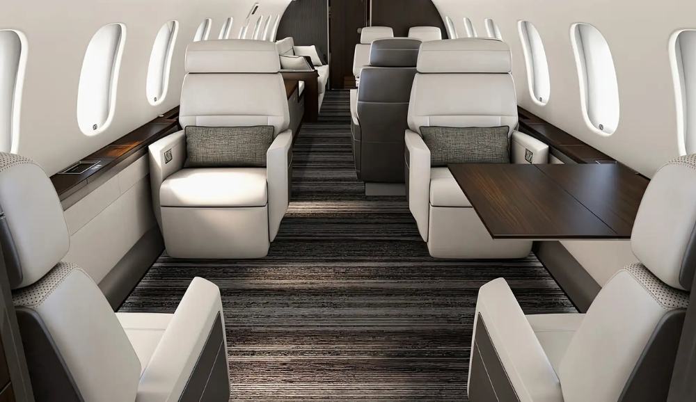 Cabina del Bombardier Global 6000