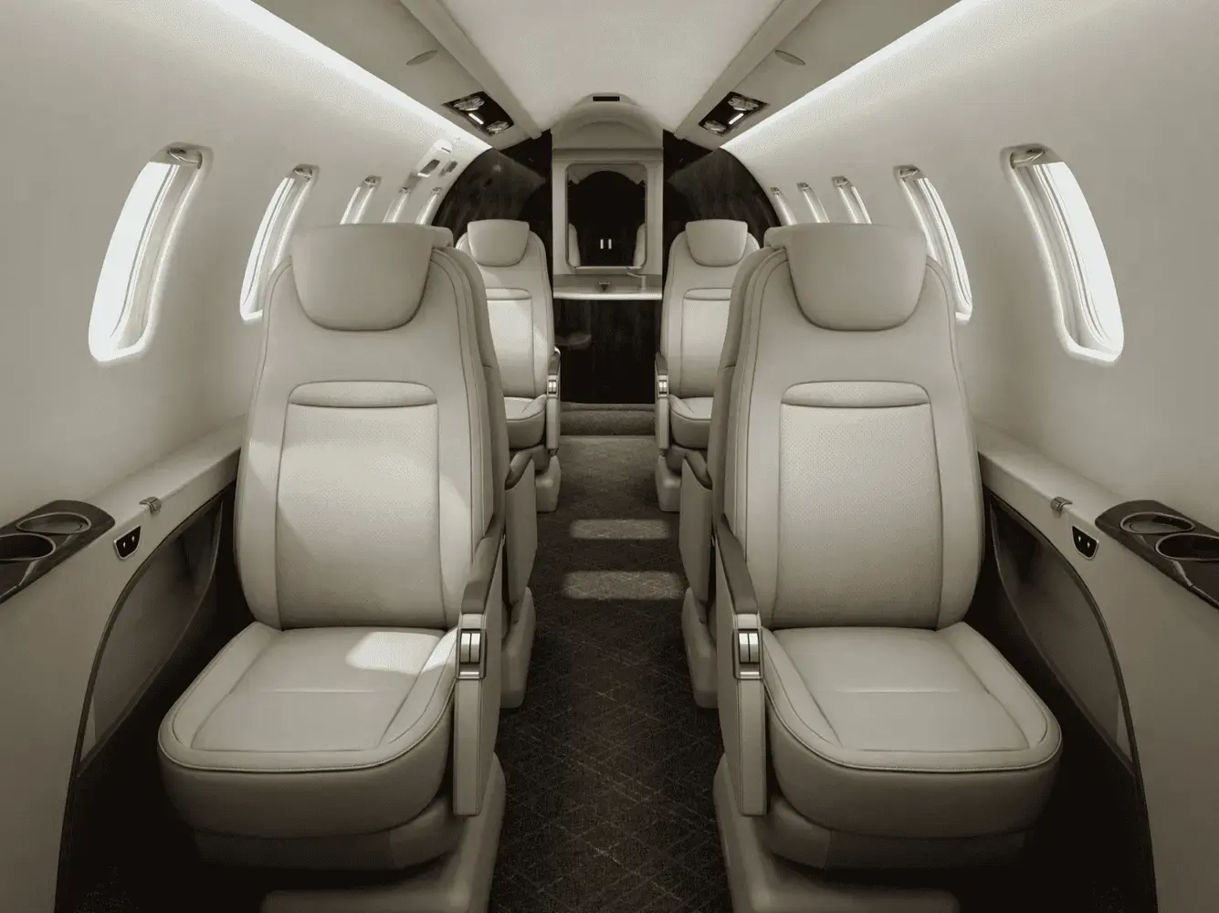 Bombardier Learjet 75 seats