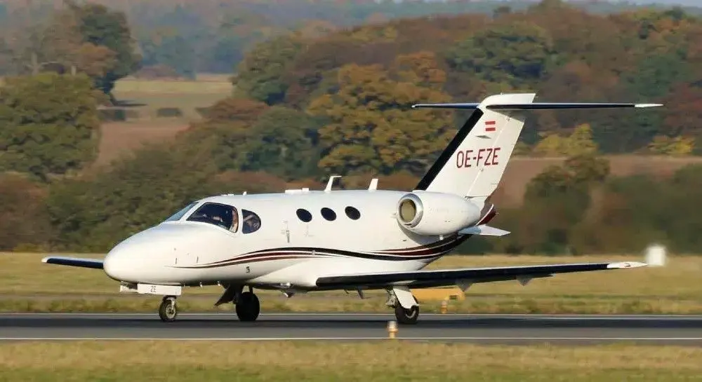Cessna Citation Mustang on ground