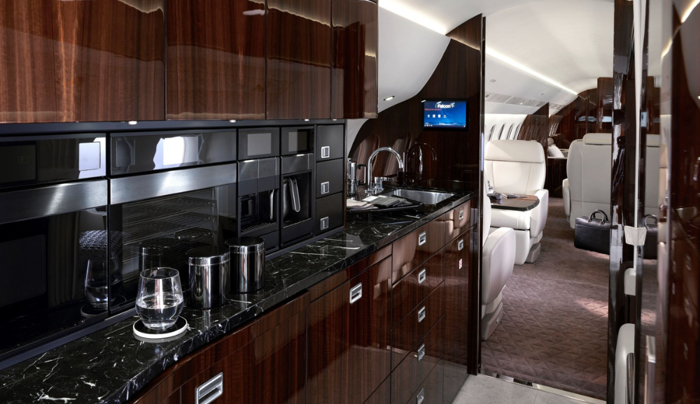 Dassault Falcon 8x galley