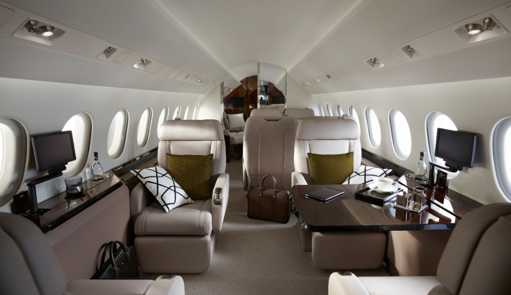 Cabina del Dassault Falcon 9000