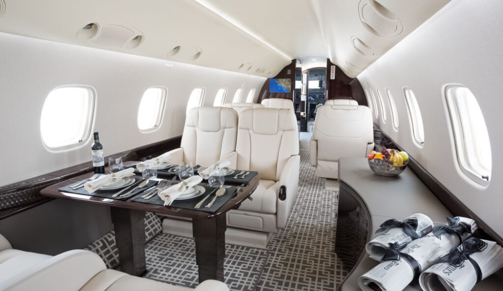 Cabina dell'Embraer Legacy 600