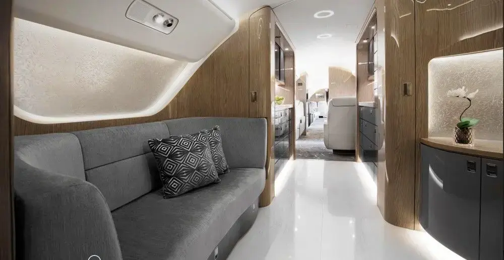Embraer Lineage 1000 inside