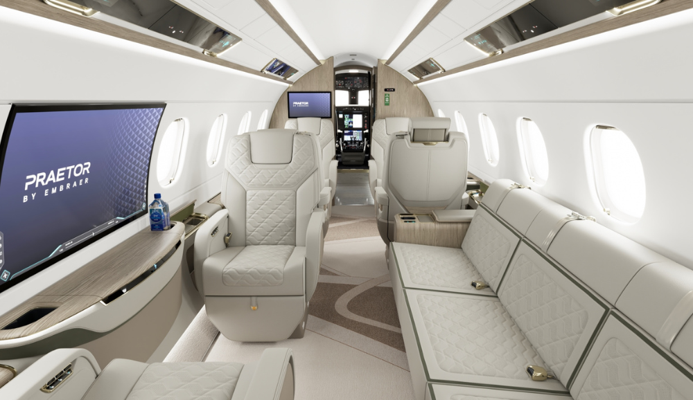 Embraer Praetor 600 interno