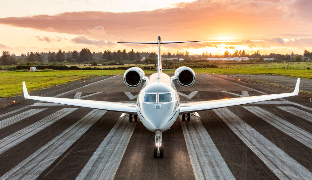 Gulfstream G500 in pista