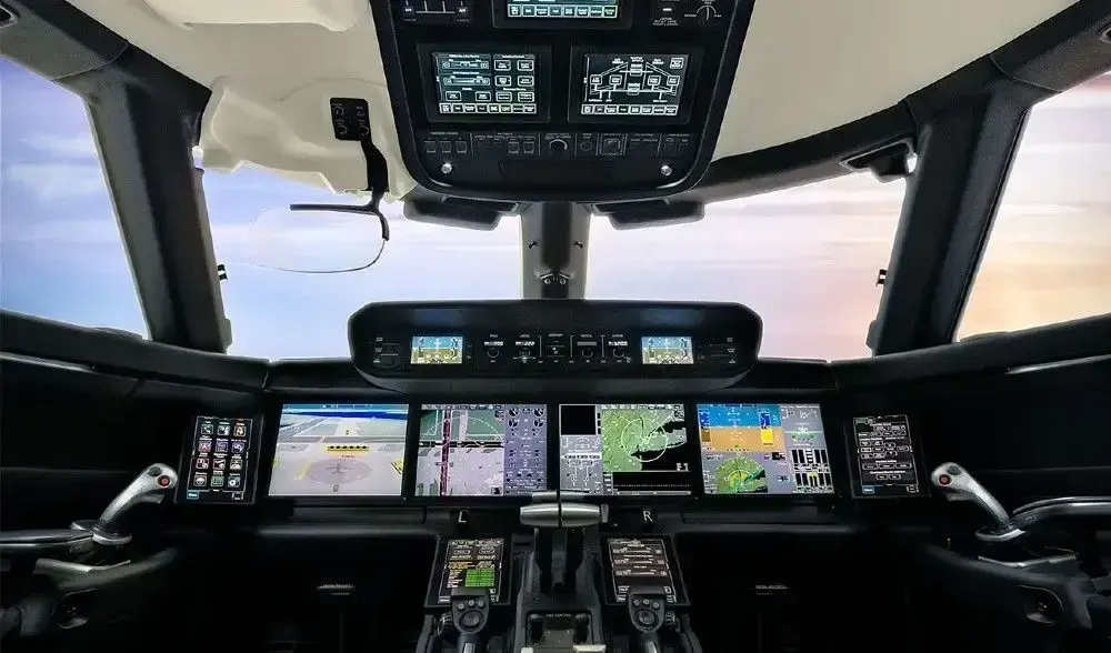Cabina di pilotaggio Gulfstream G600-1